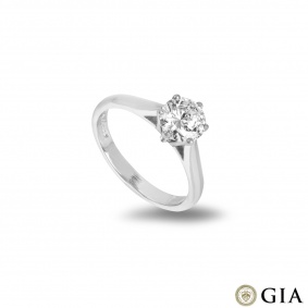 Platinum Round Brilliant Cut Diamond Ring 1.00ct D/IF Platinum Round Brilliant Cut Diamond Ring 1.00ct D/IF